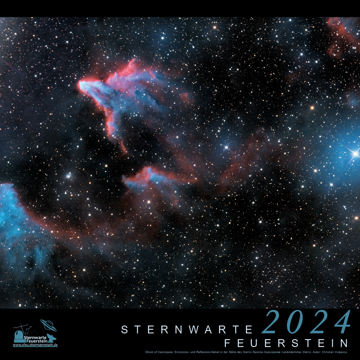 Titelbild des Sternwartenkalender 2024