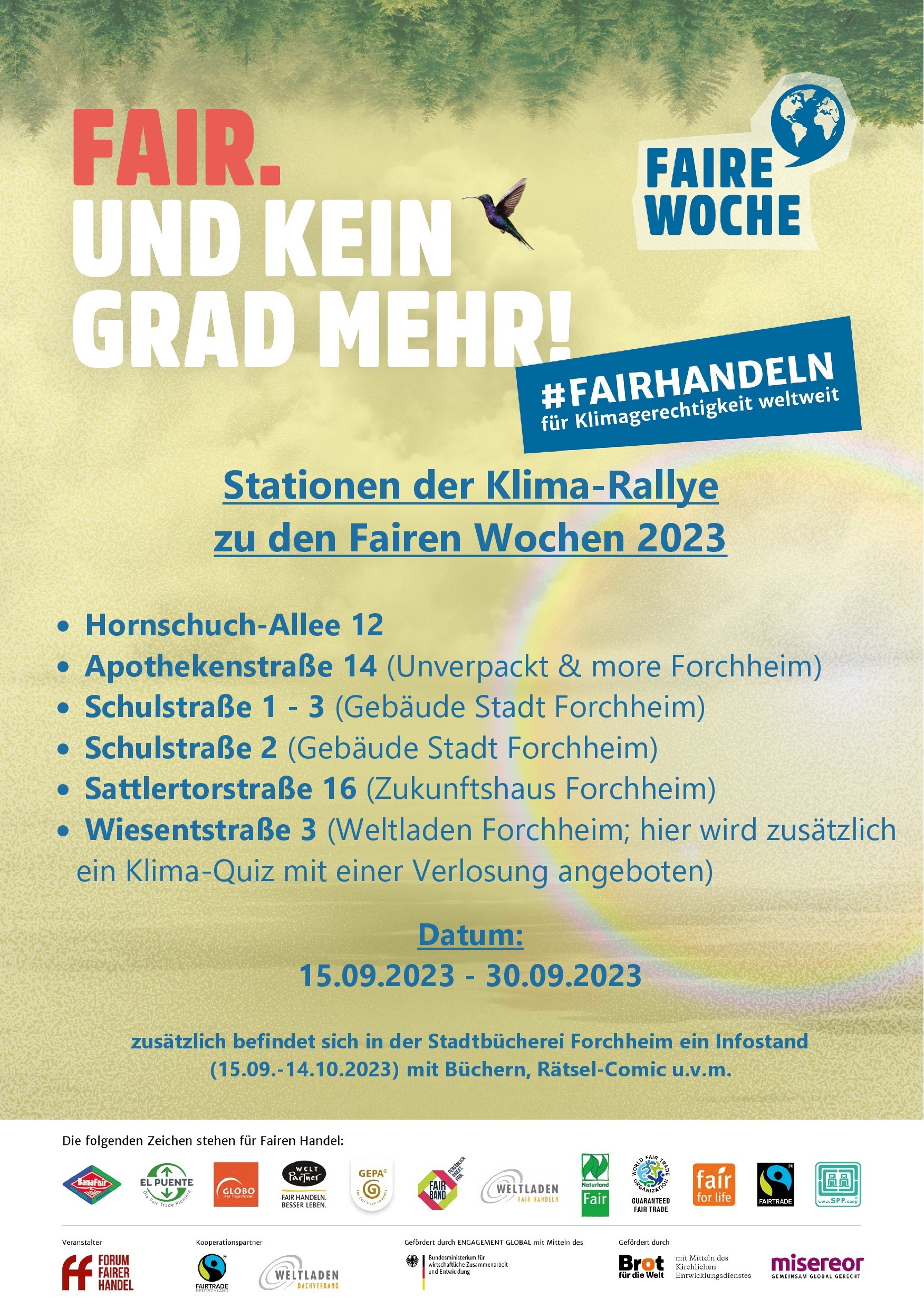 Übersicht Stationen Klima-Rallye